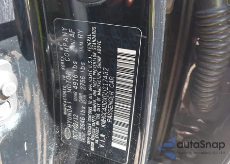 2013 Hyundai Genesis 3.8 from USA, damaged, VIN KMHGC4DDXDU217432
